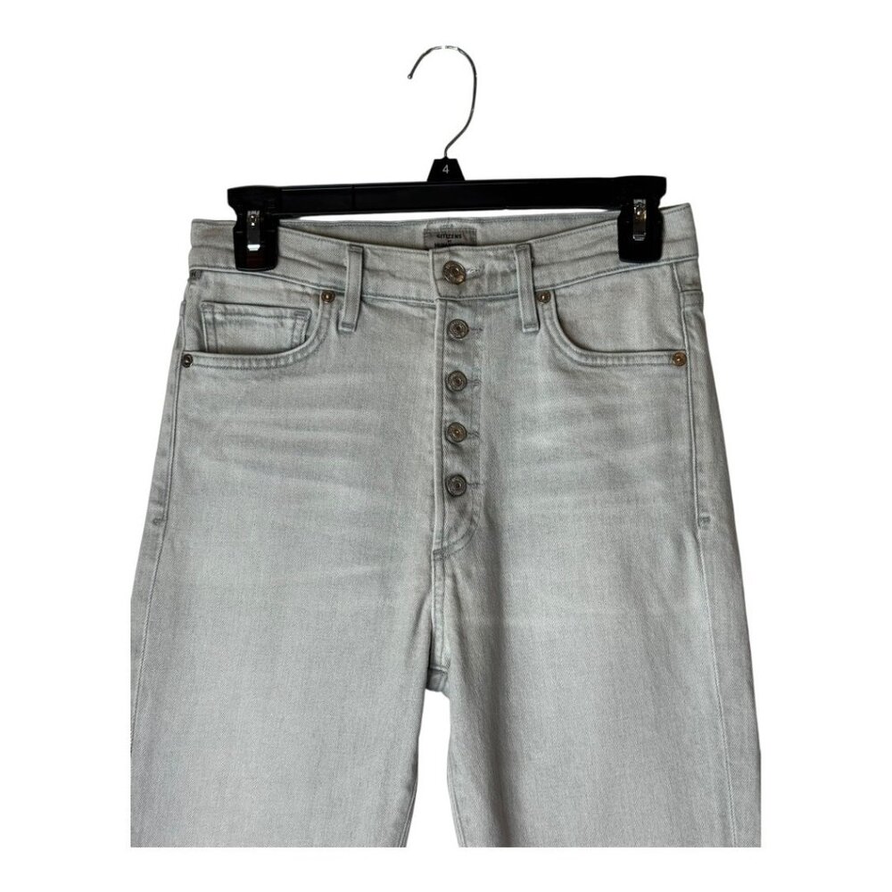 Citizens of‎ Humanity Jeans Women 26 Gray Olivia Button Fly High Rise Slim Ankle - Picture 4 of 11